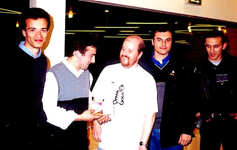 Entrega de pr�mios - Vale de 60000$00 em  livros.